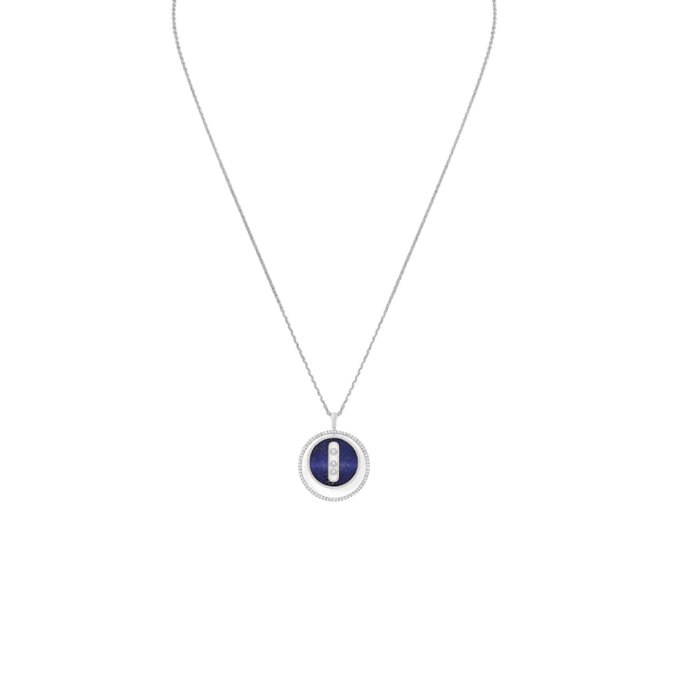 MESSIKA LUCKY MOVE NECKLACE WHITE GOLD 10839
